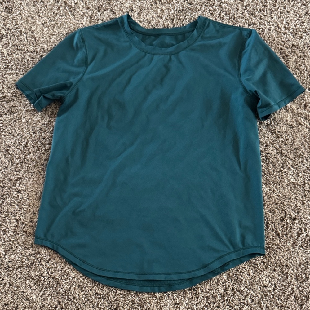 lululemon athletica Teal Short Sleeve Tee